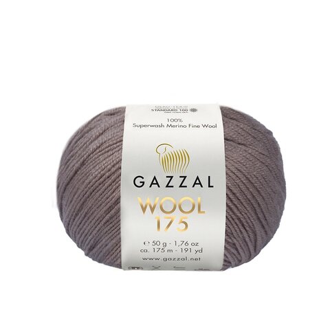 Пряжа Gazzal Wool 175 343 тауп
