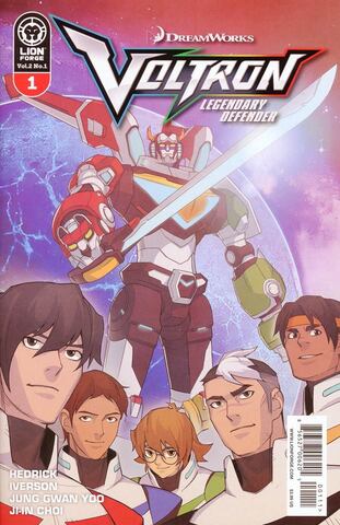 Voltron Legendary Defender Vol 2 #1 (Cover A)