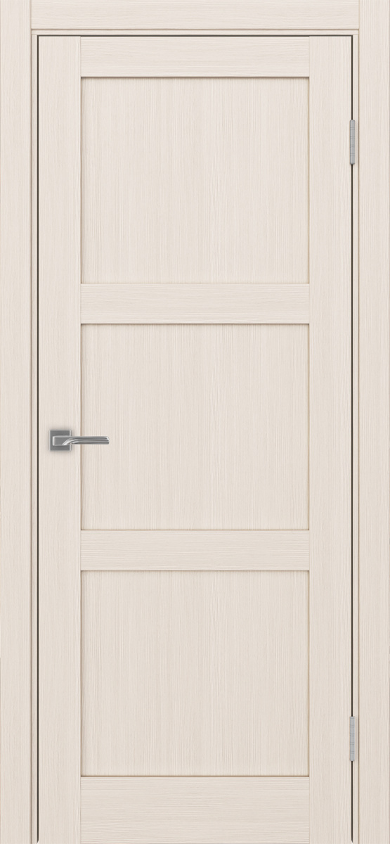 Дверь межкомнатная Оптима Порте Турин 530.111, цвет перламутровый ясень, экошпон, глухая