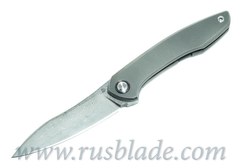 Cheburkov Russkiy Damascus folding knife Best Russian Knives 