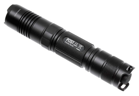 Фонарь ручной Nitecore P12GT, чёрный, светодиодный, 18650/CR123 (14011)