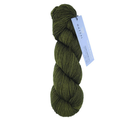 Пряжа Gazzal Wool Star 3814 гуакамоле