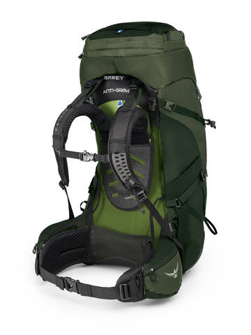 Картинка рюкзак туристический Osprey Aether AG 85 Adirondack Green - 2