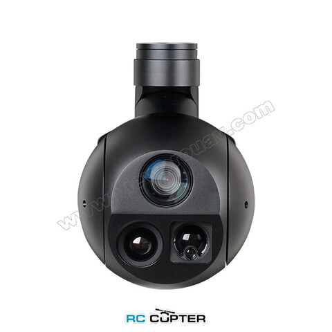 Камера Viewpro A10TR Pro с трехосевым подвесом (10 и 32 кратный зум, тепловизор 640p, дальномер 1,5 км, распознавание и ведение объектов, 1080p) версия viewport
