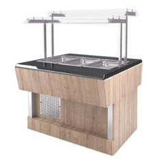 Мармит для вторых блюд REFETTORIO Capital RМ43S шведский стол островной