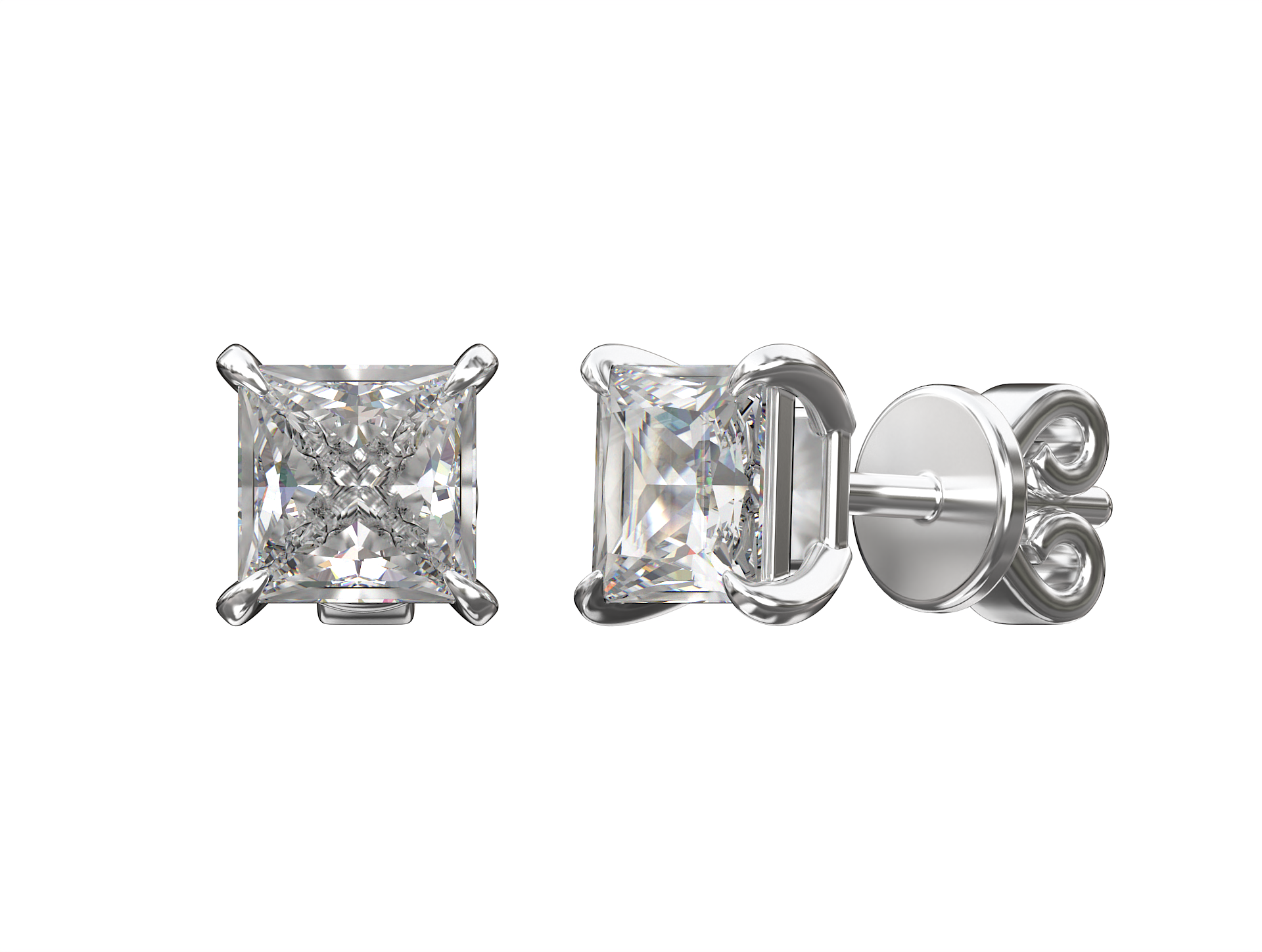 Серьги Cut Earrings Princess