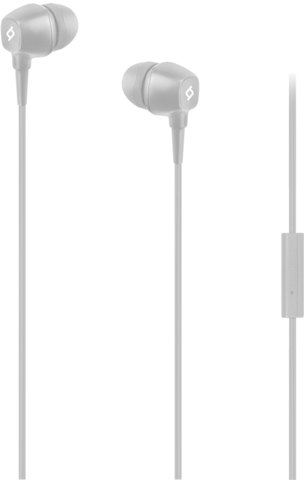Наушники TTEC Pop In-Ear Headphones with Microphone 3.5mm, серый