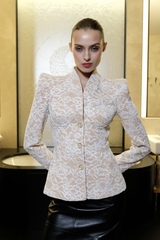 Жакет-корсет с кружевом