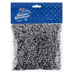 Конфетти фольга, Цилиндр, 2 мм, Стальной, 20 г