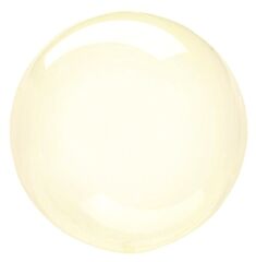 К Deco Bubble (Бабл), 22''/40 см, Кристалл, Желтый, 1 шт.