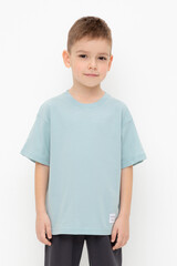 фуфайка  для мальчика  КР 302401/голубой