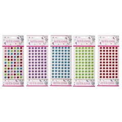 
          Наклейки-стразы Alingar, акриловые, пакет с европодвесом, "Цветы"