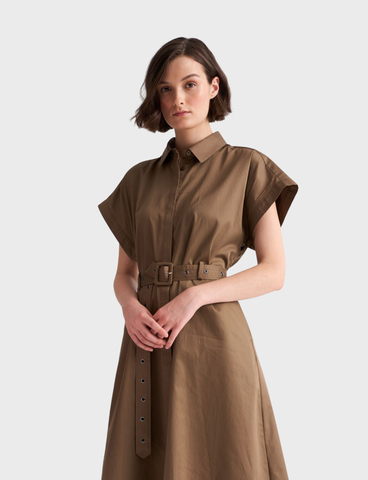 Платье с поясом UNQ