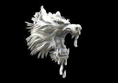 Силиконовый мол № 497 Волк