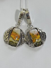 Сабель (серьги с яшмой)