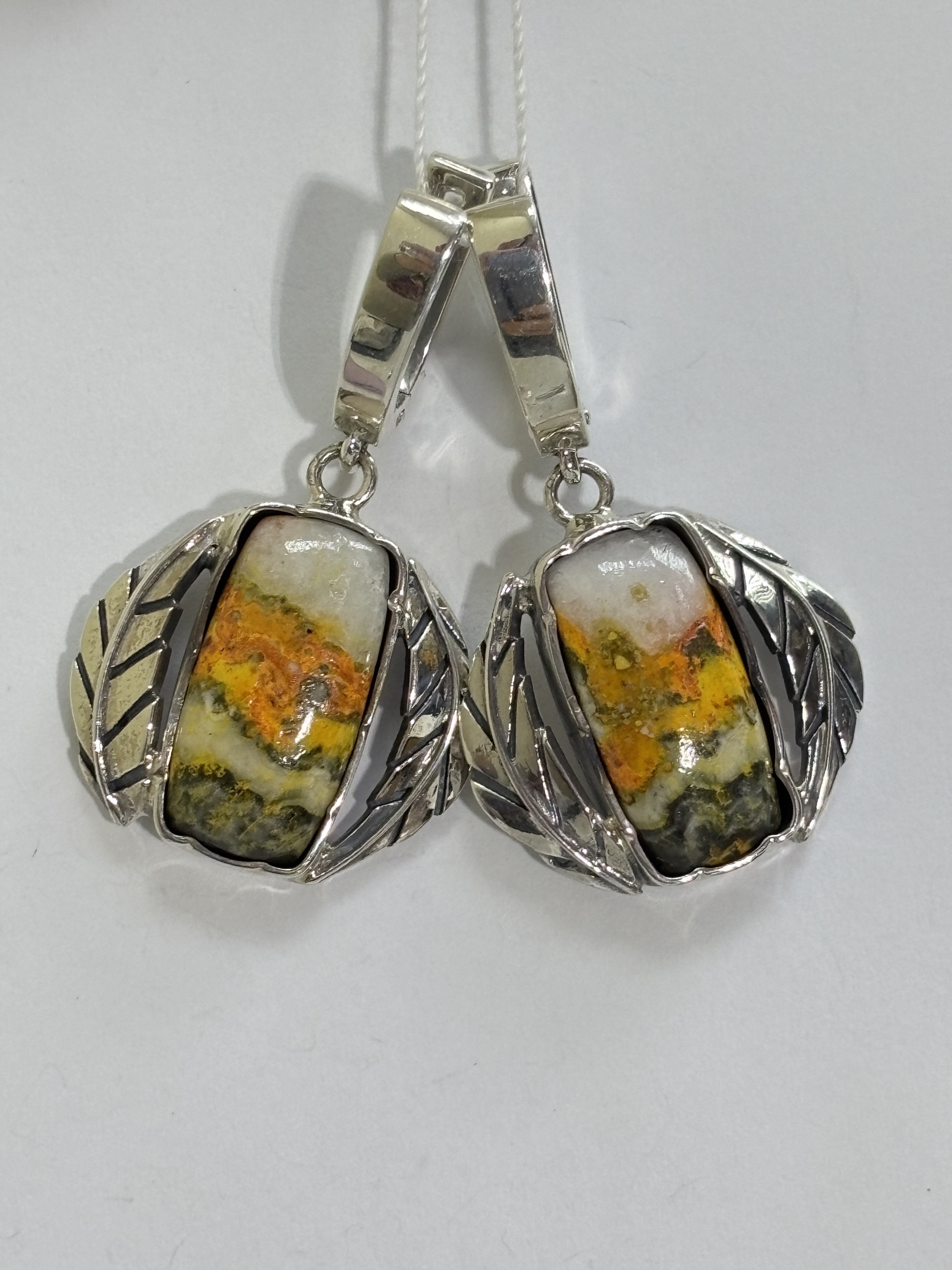 Сабель (серьги с яшмой)