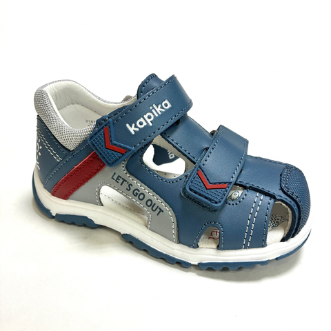 Капика сандалии летние(синий) 23-27 31878-1