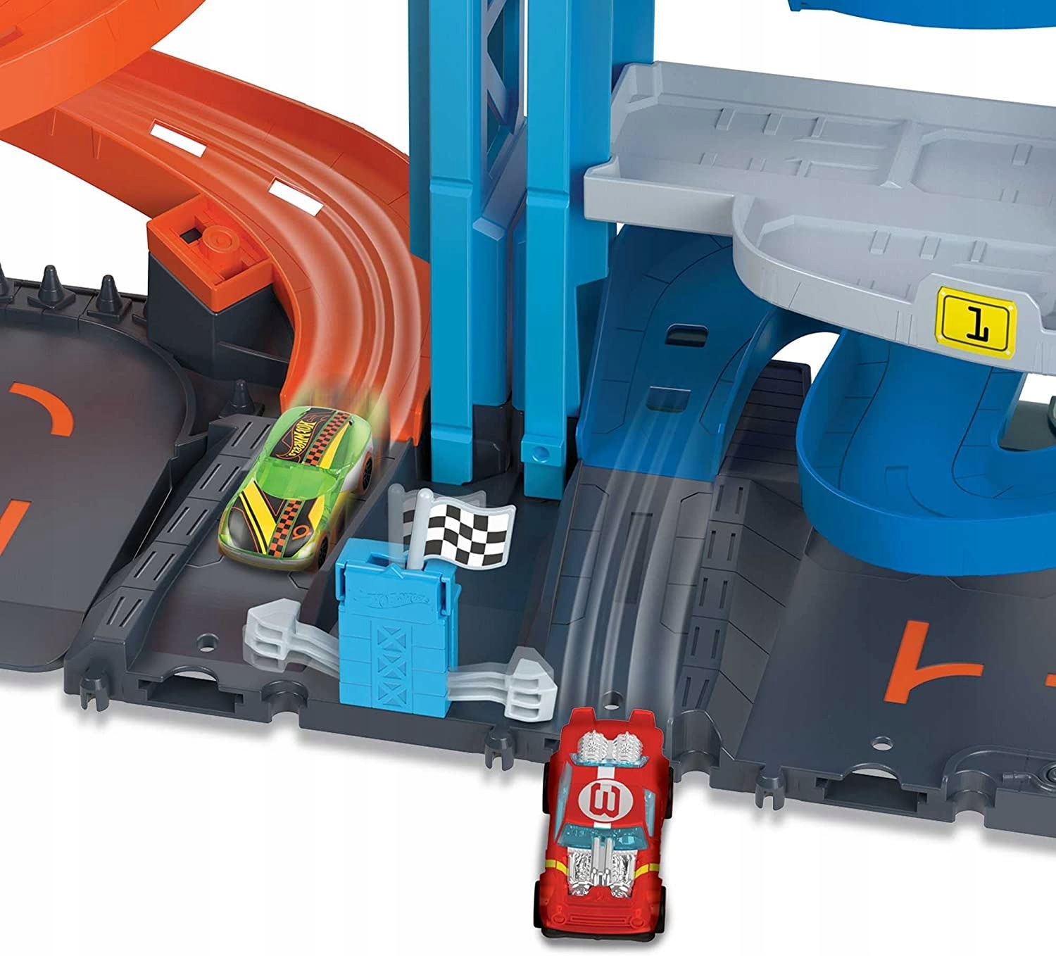 Игровой трек Hot Wheels HKX43 CITY RACING TOWER Гоночная башня с  трансформацией Набор для гонок Хот Вилс купить в Москве | Доставка по  России.