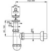 Сифон для раковины Alcaplast A42