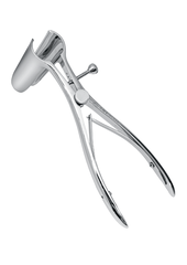 Зеркало ректальное двустворчатое со сплошными губками