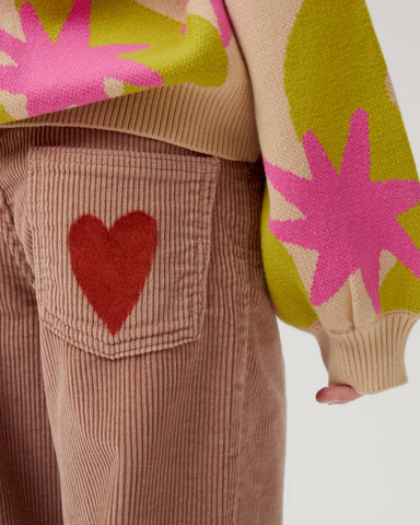 Вельветовые брюки Heart