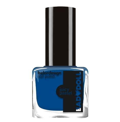 Bad doll Лак для ногтей GRAZY NEON тон 306 синий 6мл BelorDesign