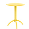 Стол пластиковый Octopus, Ø60 см, желтый