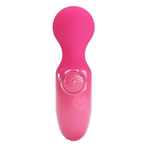 Розовый мини-вибратор с шаровидной головкой Mini Stick - Baile Pretty Love BI-014998-DC