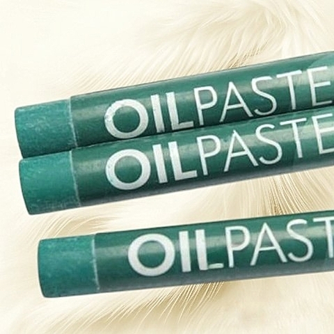 Пастель художественная масляная MUNGYO Oil Pastels Кобальт зеленый №542 (3шт)
