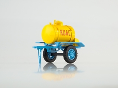 Trailer ACPT-0,9 tanker for Kvas yellow-blue 1:43 AutoHistory