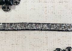 Тесьма пайетки, ш. 1,2 см.