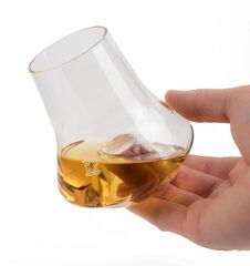 LES IMPITOYABLES - Набор 2 предмета (стакан для дегустации виски 380 мл  + подставка), стекло, фото 4