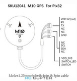 GPS модуль Holybro M10 GPS (pix32)