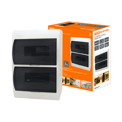 Щиток распределительный навесной Tdm Electric ЩРН-П, 24 модуля, IP41, пластиковый