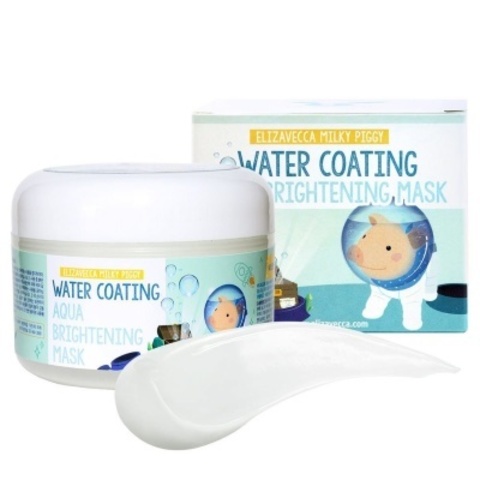 Elizavecca Milky Piggy Water Coating Aqua Brightening Mask маска увлажняющая для сияния кожи  с морским виноградом