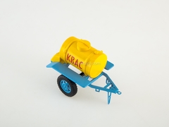 Trailer ACPT-0,9 tanker for Kvas yellow-blue 1:43 AutoHistory