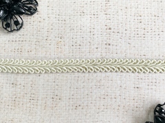 Тесьма Шанель плетеная, ш. 12 мм, кремовый