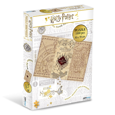 Пазл Harry Potter Jigsaw puzzle 1000 pieces Marauder's Map