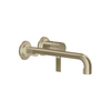 Gessi 58089#727 Gessi INCISO Встраиваемый смеситель для раковины с изливом 264-234мм (внешние части), цвет: brushed brass pvd