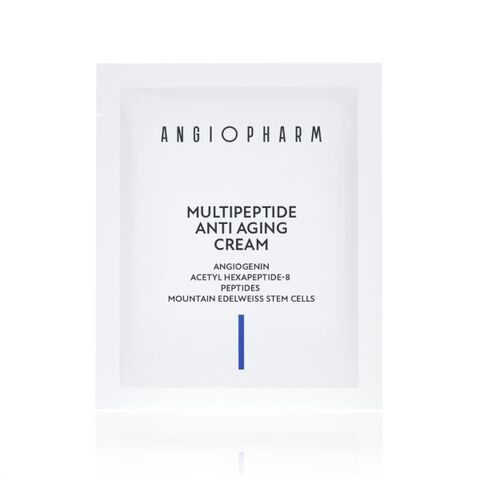 ANGIOPHARM МУЛЬТИПЕПТИДНЫЙ ОМОЛАЖИВАЮЩИЙ КРЕМ, 3 мл | MULTIPEPTIDE ANTI AGING CREAM