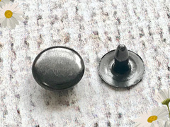 Хольнитены, d 9х7 мм, тёмный никель