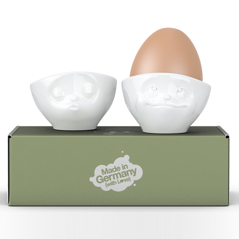Набор из 2 подставок для яиц Tassen Kissing & Dreamy белый