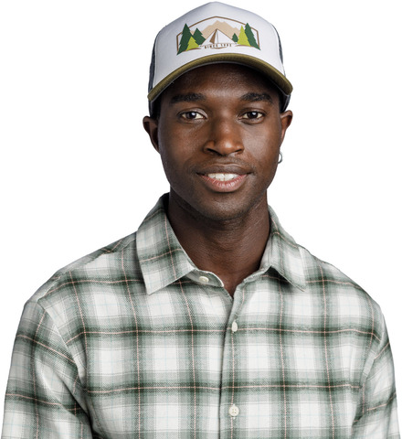 Картинка кепка Buff Trucker Cap Darryl White - 3