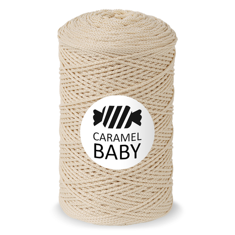 Шнур для вязания Caramel Baby 500 м марципан 7646