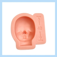 1458-XL Молд силиконовый лицо детское 