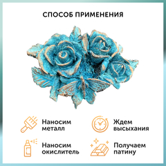 Набор для химического патинирования, Металл Бронза и Зеленый окислитель