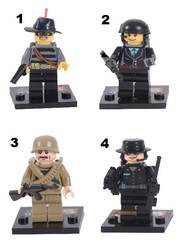 Minifigures SWAT Police Counterterrorism Blocks Building 01