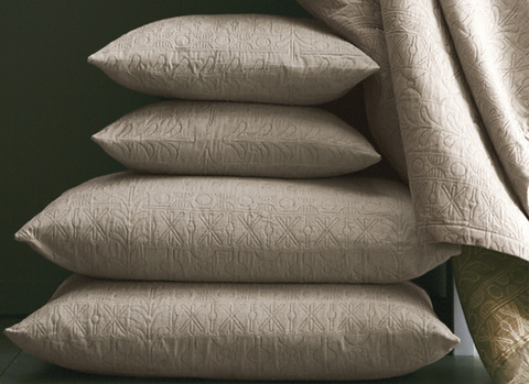 Подушка декоративная 40х40 Blanc Des Vosges Ulysse Acier