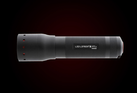 Фонарь ручной Led Lenser P7.2, чёрный, 320 lm, AAA x 4 шт.  (9407)