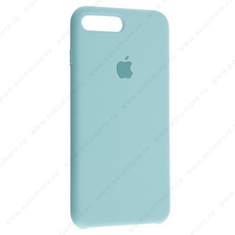 Накладка Silicone Case для Apple iPhone 8 Plus/ 7 Plus бирюзовый